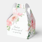 エレガントな水彩ボタニカル スプリング フェイバーボックス (裏面サイド)