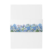 エレガントな水彩ワスレナグサのウェディング 招待状ベリーバンド (裏面例)