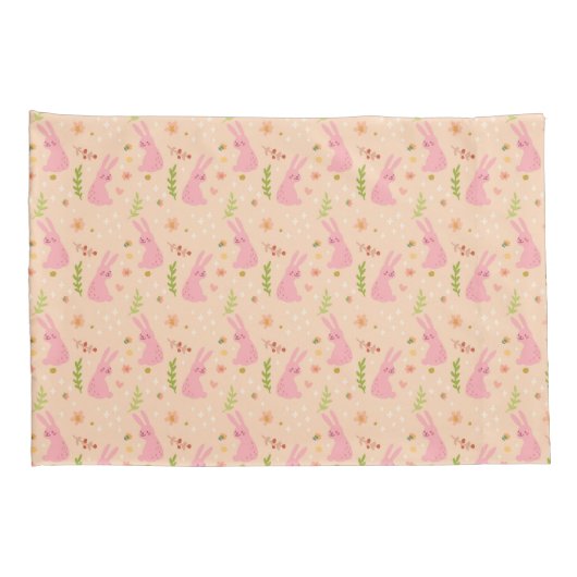 エレガントな水彩画のイースターパターン|枕カバー 枕カバー (裏面-右)