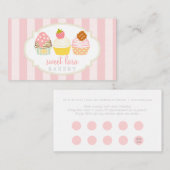 エレガントな水彩画のシャクヤクの花のロイヤリティカード ロイヤリティカード (正面/裏面)