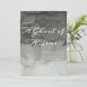 エレガントな水彩画のハロウィンパーティー招待状 招待状 (スタンド正面)