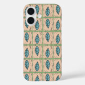 エレガントな水彩画の植物の葉のグリーン Case-Mate iPhoneケース (裏面)