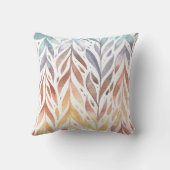 エレガントな水彩画の紅葉|の装飾用クッション クッション (裏面)