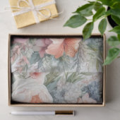 エレガントな水彩画の花嫁と新郎の結婚式 薄葉紙 (ギフト)