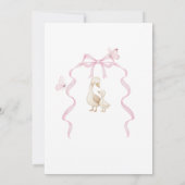 エレガントな水彩画の1歳誕生日　シリ―なゴ―スG 招待状 (裏面)