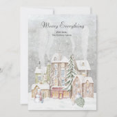 エレガントな水彩画 メリーエブリシング クリスマス (正面)