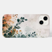 エレガントな水彩花の植物画  Case-Mate iPhoneケース (裏面 (横))