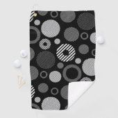 エレガントな水彩花の装飾的な目を引く ゴルフタオル (インサイチュ)