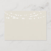 エレガントな水彩花柄の秋のウェディング詳細 エンクロージャーカード (裏面)