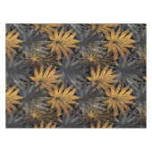 エレガントな水彩花柄の装飾的なパターン テーブルクロス (正面(横))