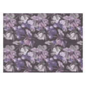 エレガントな水彩花柄の装飾的なパターン テーブルクロス (正面(横))