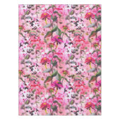 エレガントな水彩花模様の装飾パターン   テーブルクロス (正面)