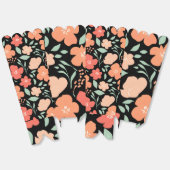 エレガントな水彩花 - 繊細な花のギフト フェイバーボックス (見開き)