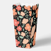 エレガントな水彩花 - 繊細な花のギフト フェイバーボックス (正面)