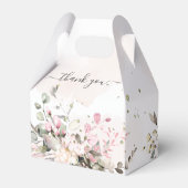 エレガントな水彩 フラッシュピンク ガム ユーカリ フェイバーボックス (裏面サイド)