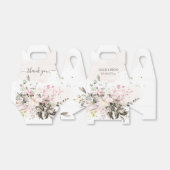 エレガントな水彩 フラッシュピンク ガム ユーカリ フェイバーボックス (折り畳みなし)