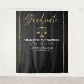 エレガントな法科大学院卒業パーティーの背景 タペストリー (正面)