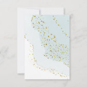 エレガントな洗礼ありがとうベイビーボーイ 招待状 (裏面)