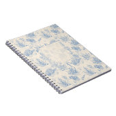 エレガントな海の青のトワール ノートブック (右側)
