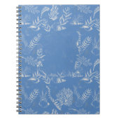 エレガントな海の青のトワール ノートブック (正面)
