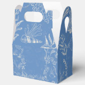 エレガントな海の青のトワール フェイバーボックス (見開き)