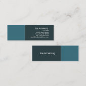 エレガントな海兵隊員 スキニー名刺 (正面/裏面)