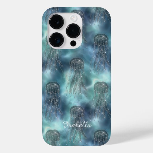 エレガントな海洋スパークルブルー Case-Mate iPhoneケース (裏面)