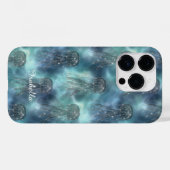 エレガントな海洋スパークルブルー Case-Mate iPhoneケース (裏面 (横))