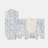 エレガントな海洋色のトワール フェイバーボックス (折り畳みなし)