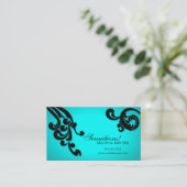 エレガントな渦巻 名刺 (スタンド正面)