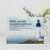 エレガントな灯台 ブライダルシャワー 招待状 (スタンド正面)