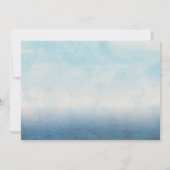 エレガントな灯台 ブライダルシャワー 招待状 (裏面)