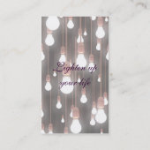 エレガントな照明 名刺 (裏面)