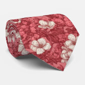 エレガントな父の日のガーデニア ネクタイ (ロール)