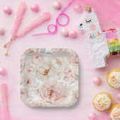 エレガントな牡丹の紙皿 ペーパープレート (パーティー)