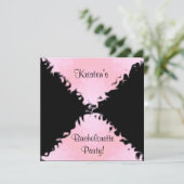 エレガントな独身パーティーの招待状 招待状 (スタンド正面)