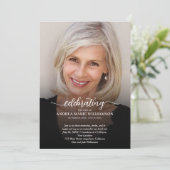 エレガントな生命の祝祭 追悼式の記念 招待状 (スタンド正面)