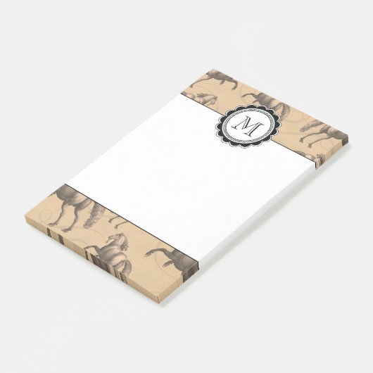 エレガントな疾走するスペインのな馬 ポストイット (アングル)