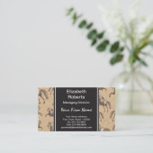 エレガントな疾走するスペインのな馬 名刺 (スタンド正面)