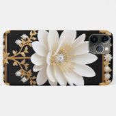 エレガントな白い花 Case-Mate iPhoneケース (裏面(横))