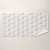 エレガントな白と金のカトラリーが斜めに並ぶ バスタオル (バスタオル)