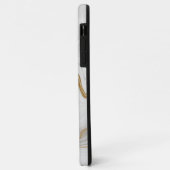 エレガントな白と金のマーブル Case-Mate iPhoneケース (裏面/左)