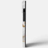 エレガントな白と金の大理石 Case-Mate iPhoneケース (裏面 / 左)