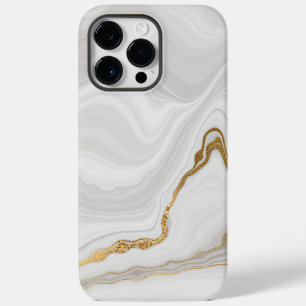 エレガントな白と金の大理石 Case-Mate iPhone 14 PRO MAXケース