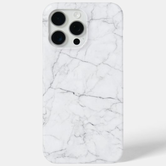 エレガントな白大理石 Case-Mate iPhoneケース (裏面)