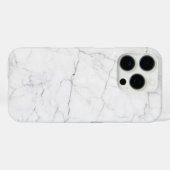 エレガントな白大理石 Case-Mate iPhoneケース (裏面 (横))