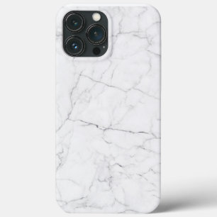 エレガントな白大理石 iPhone 13 PRO MAXケース