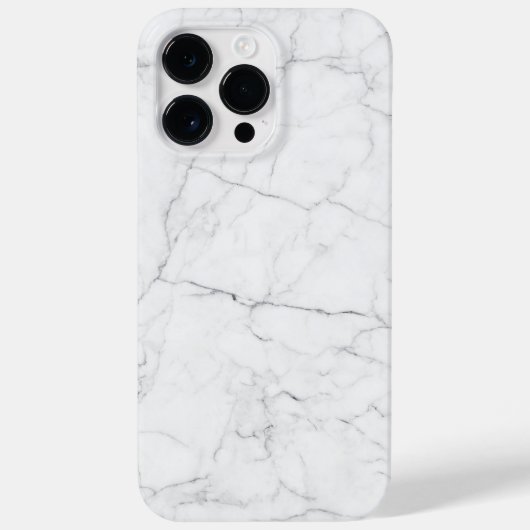 エレガントな白大理石 Case-Mate iPhoneケース (裏面)