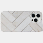 エレガントな白大理石 Case-Mate iPhoneケース (裏面 (横))