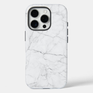 エレガントな白大理石 iPhone 16 PROケース